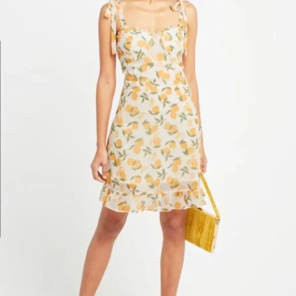 O.P.T Lemon Tank Mini Dress Sz XS